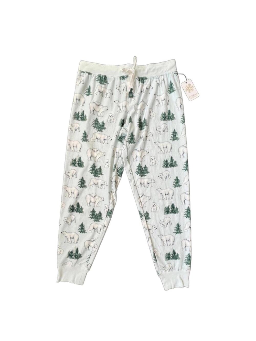 PJ Salvage NEW Polar Bear and Pine Tree Print Lounge Pants - M